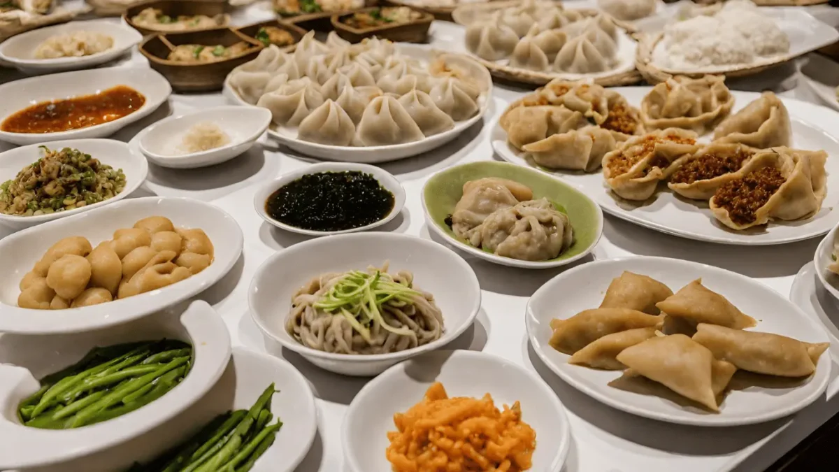 Assorted dumplings from different countries