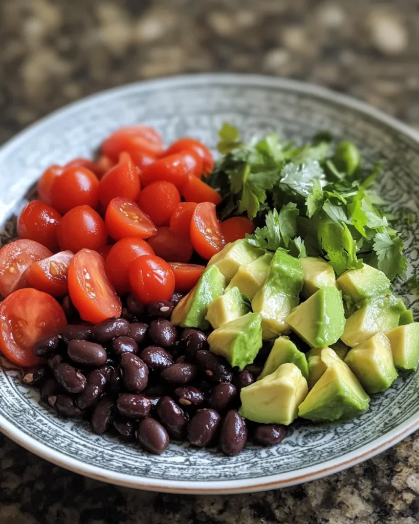 Avocado Black Bean Mix