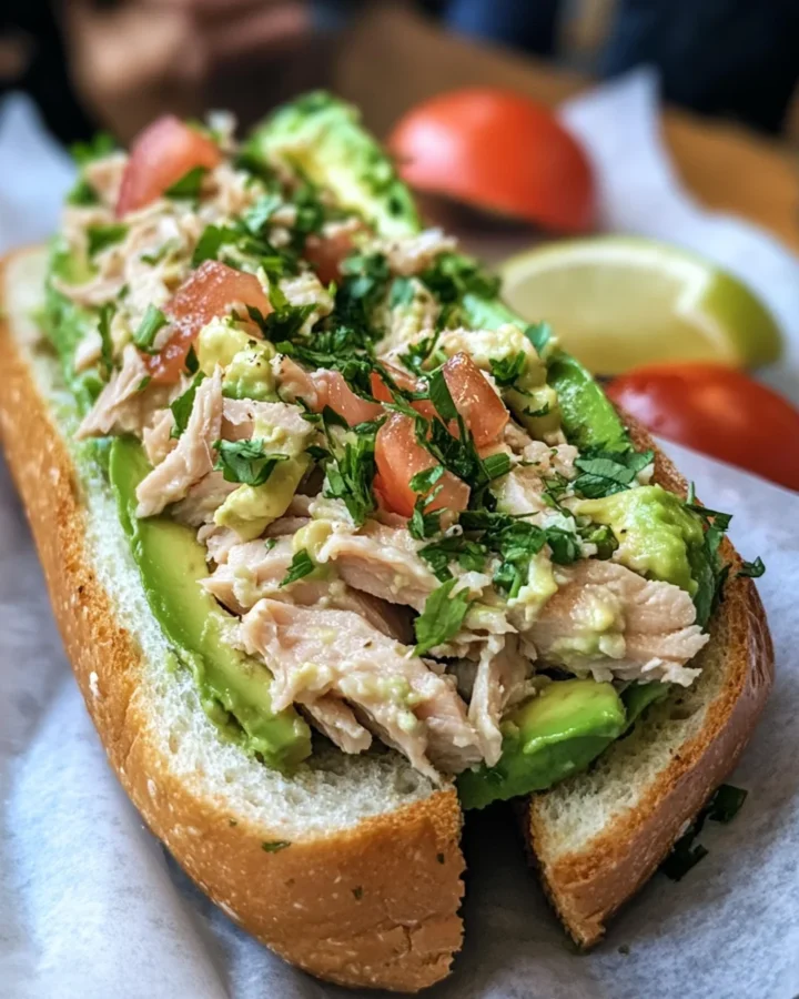 Avocado Tuna Salad Sandwich 