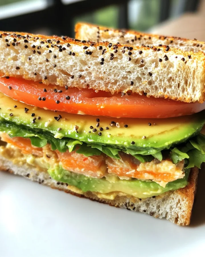 Avocado Tuna Salad Sandwich
