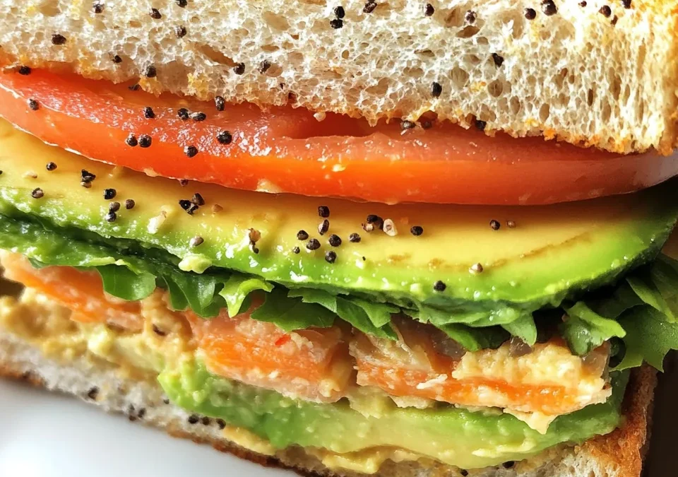 Avocado Tuna Salad Sandwich