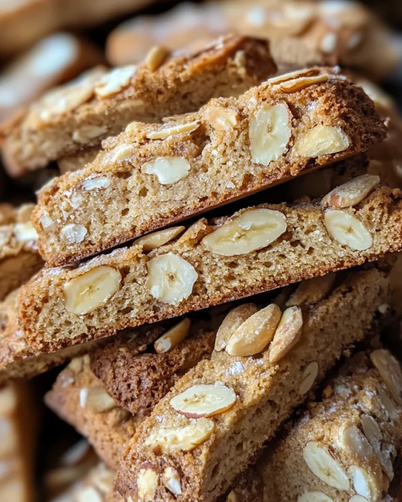 Banana Almond Biscotti