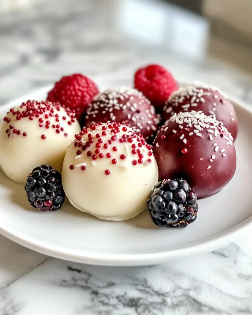Berry Coconut Bliss Balls