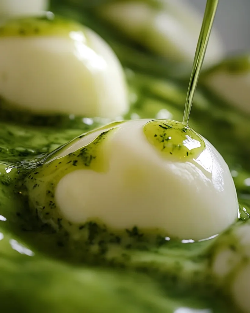 Caprese Salad with Pesto Drizzle