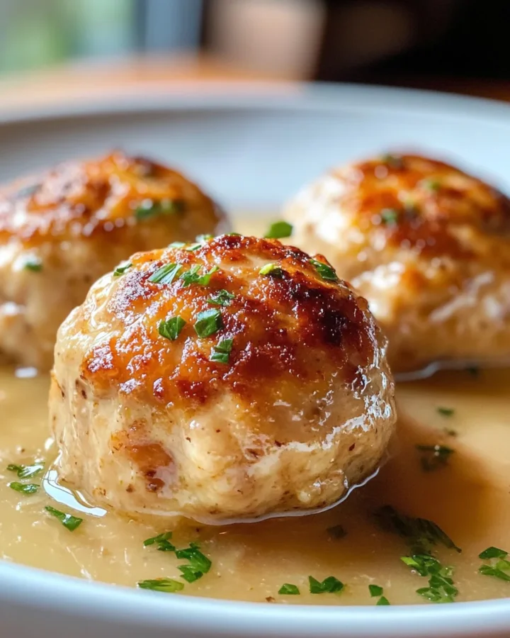 Chicken Piccata Meatballs 