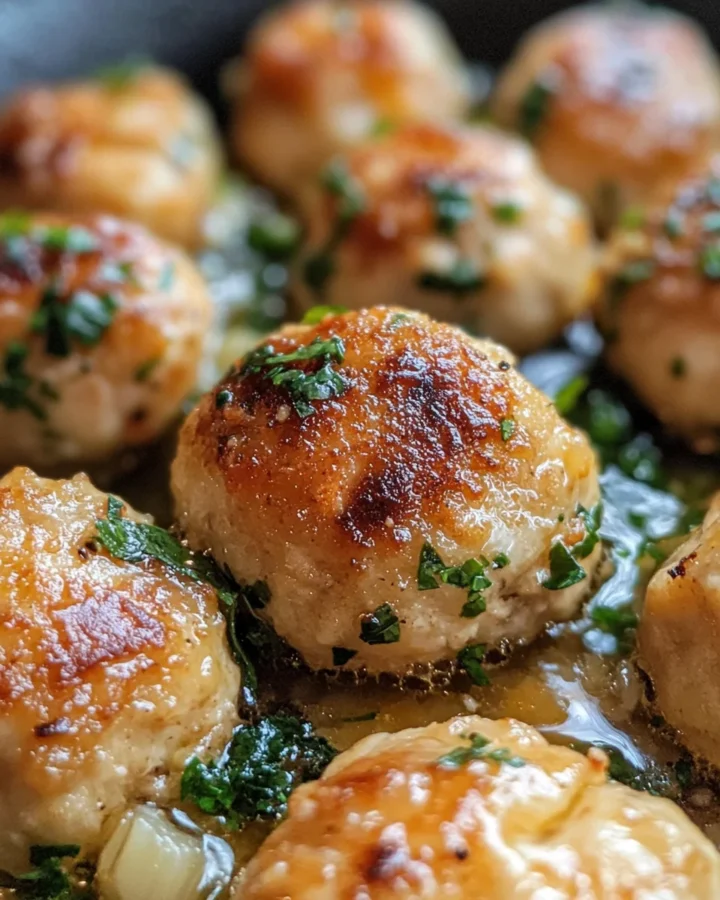 Chicken Piccata Meatballs