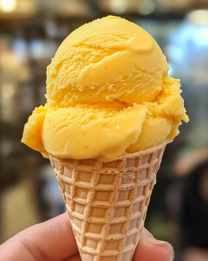 Coconut Mango Sorbet 
