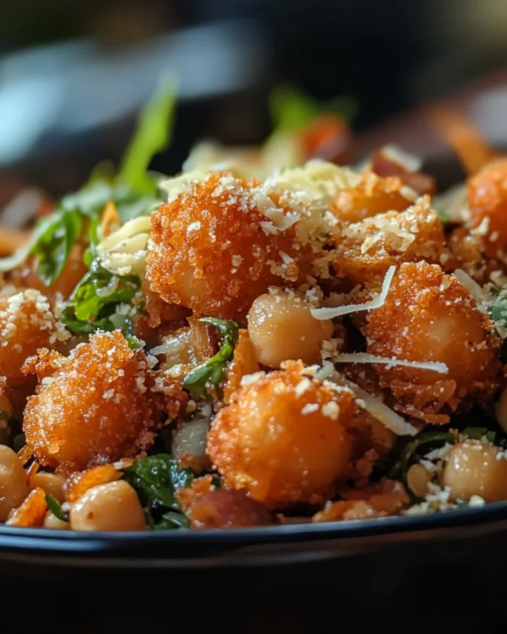 Crispy Chickpea Caesar Salad 