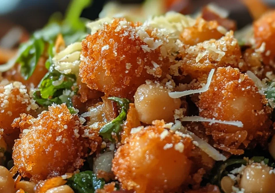 Crispy Chickpea Caesar Salad