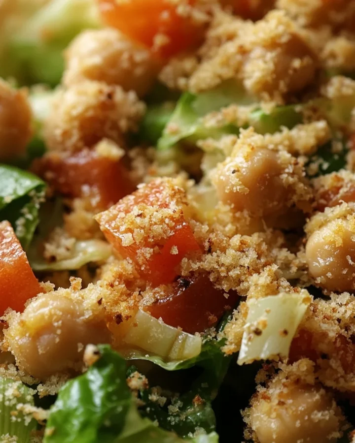 Crispy Chickpea Caesar Salad 