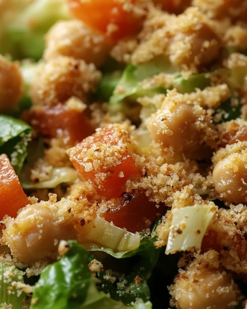 Crispy Chickpea Caesar Salad
