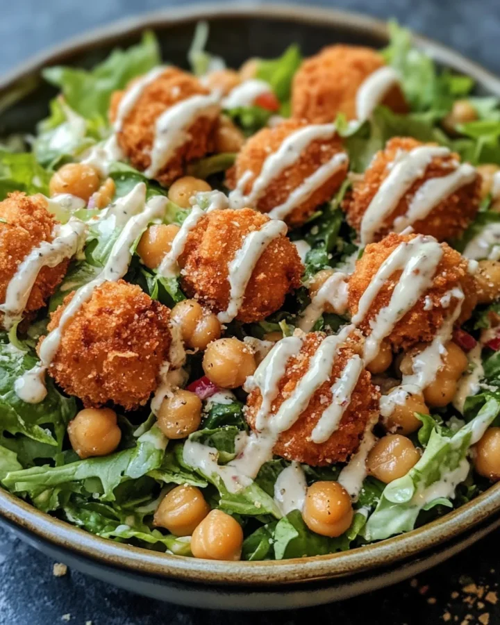 Crispy Chickpea Caesar Salad