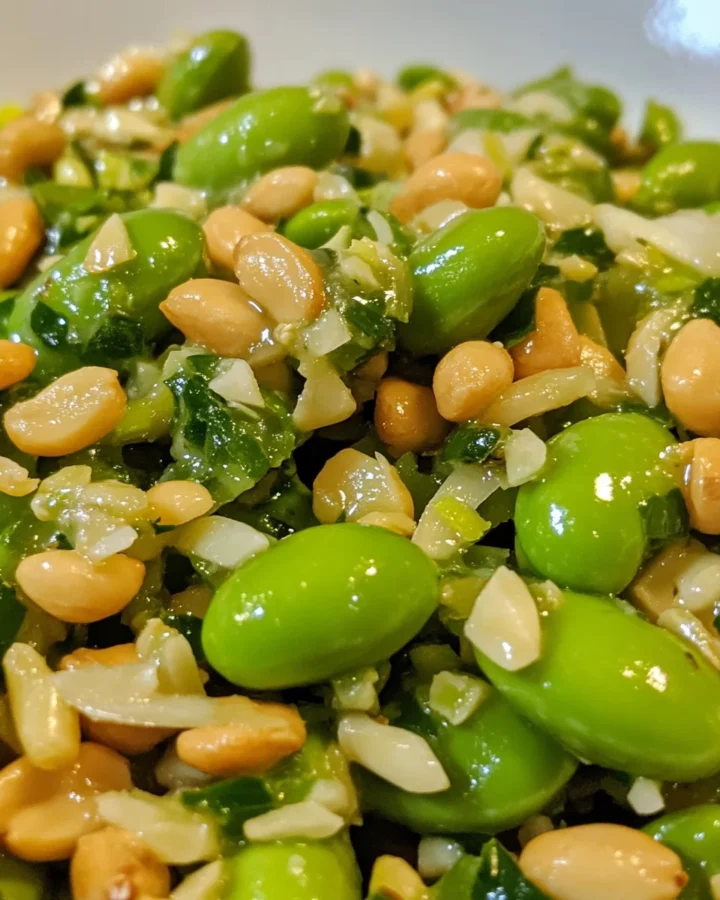 Edamame Peanut Slaw 