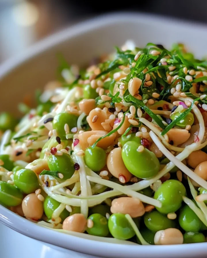 Edamame Peanut Slaw