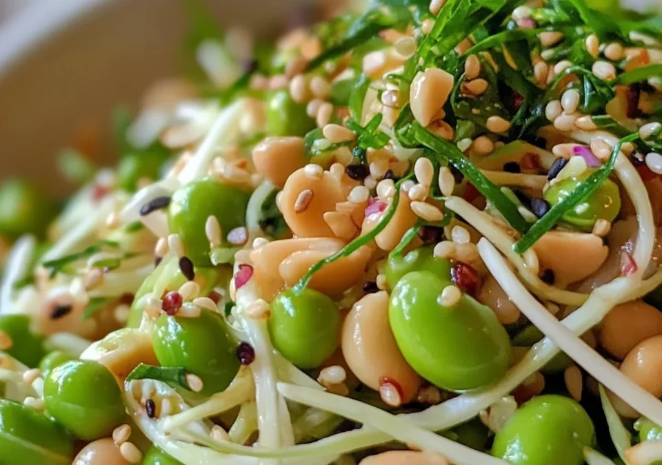 Edamame Peanut Slaw
