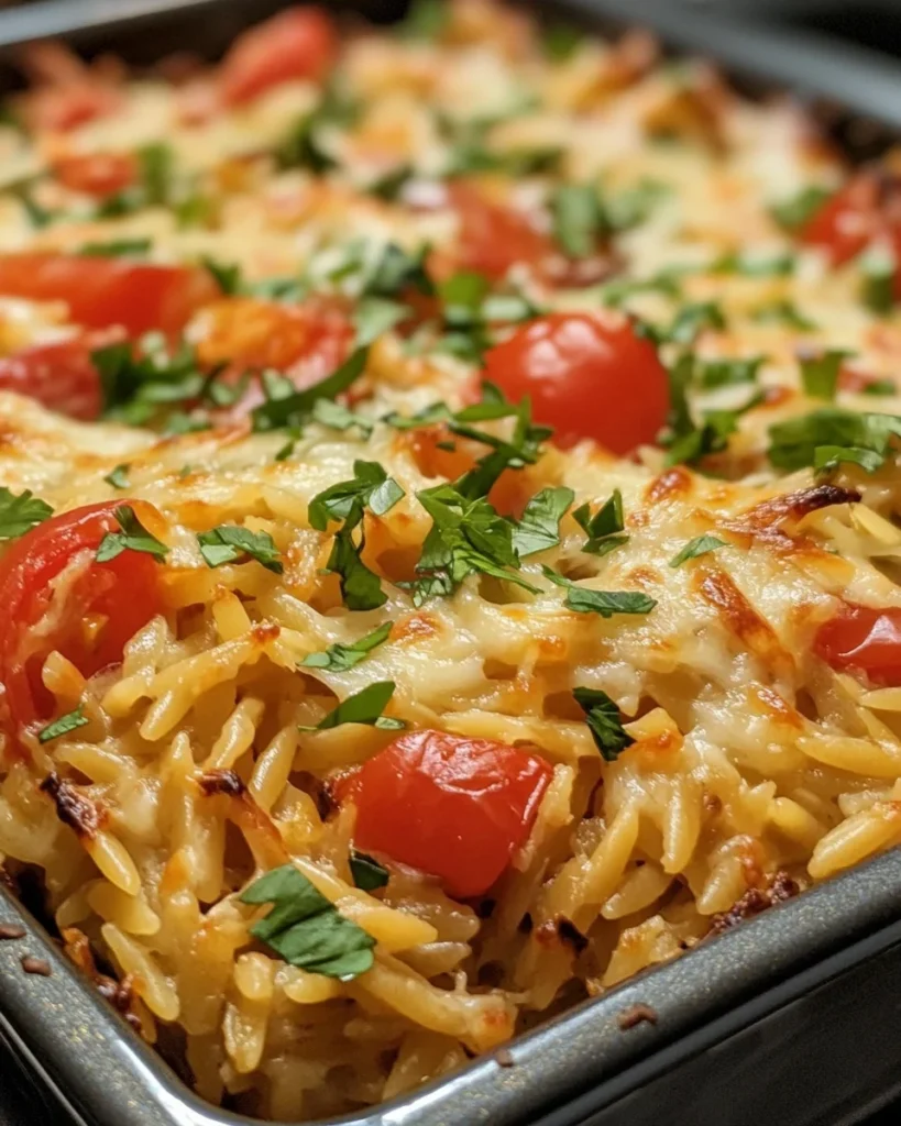 Greek Baked Orzo