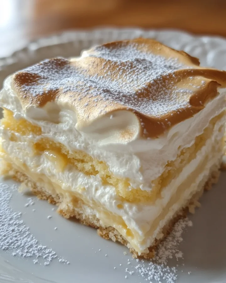 Lemon Meringue Icebox Cake