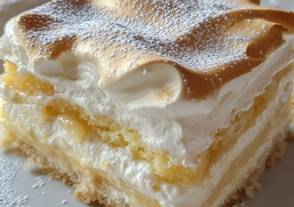 Lemon Meringue Icebox Cake