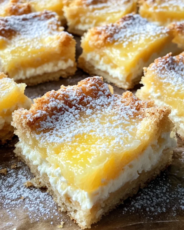 Lemon Ricotta Bars 