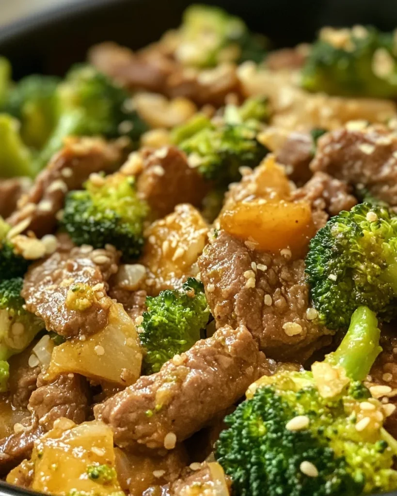 Loaded Broccoli & Beef Casserole