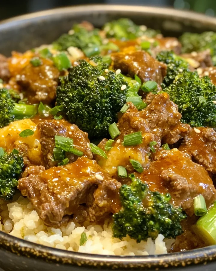 Loaded Broccoli & Beef Casserole