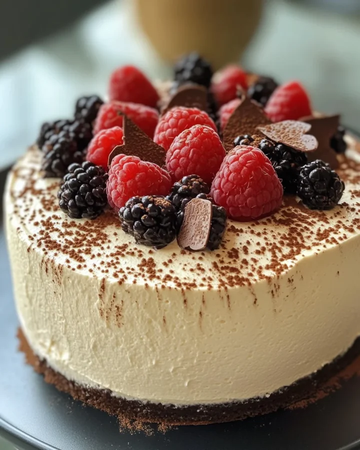 Mocha Mousse Cake 