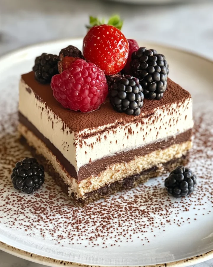 Mocha Mousse Cake 