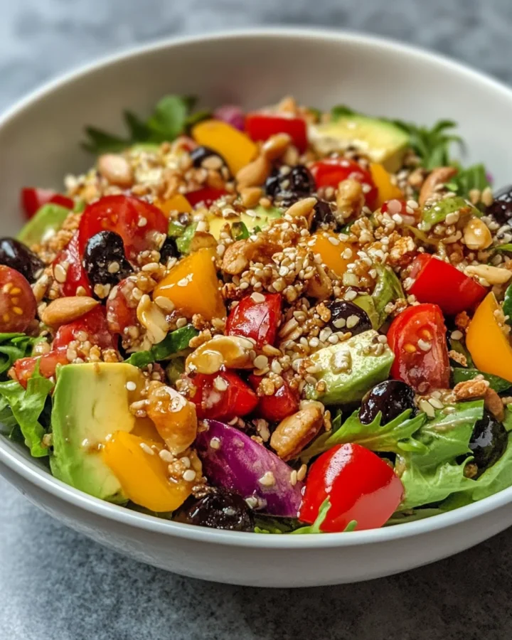 Rainbow Crunch Detox Salad 