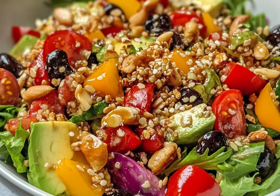 Rainbow Crunch Detox Salad