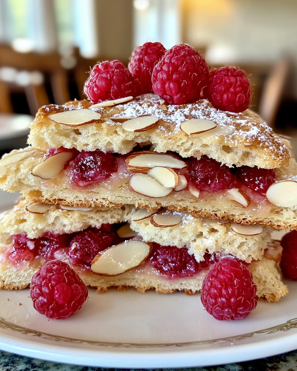 Raspberry Almond Scones