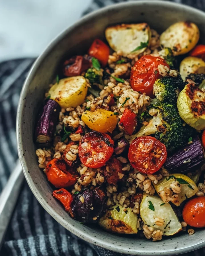Roasted Veggie Grain Bowl
