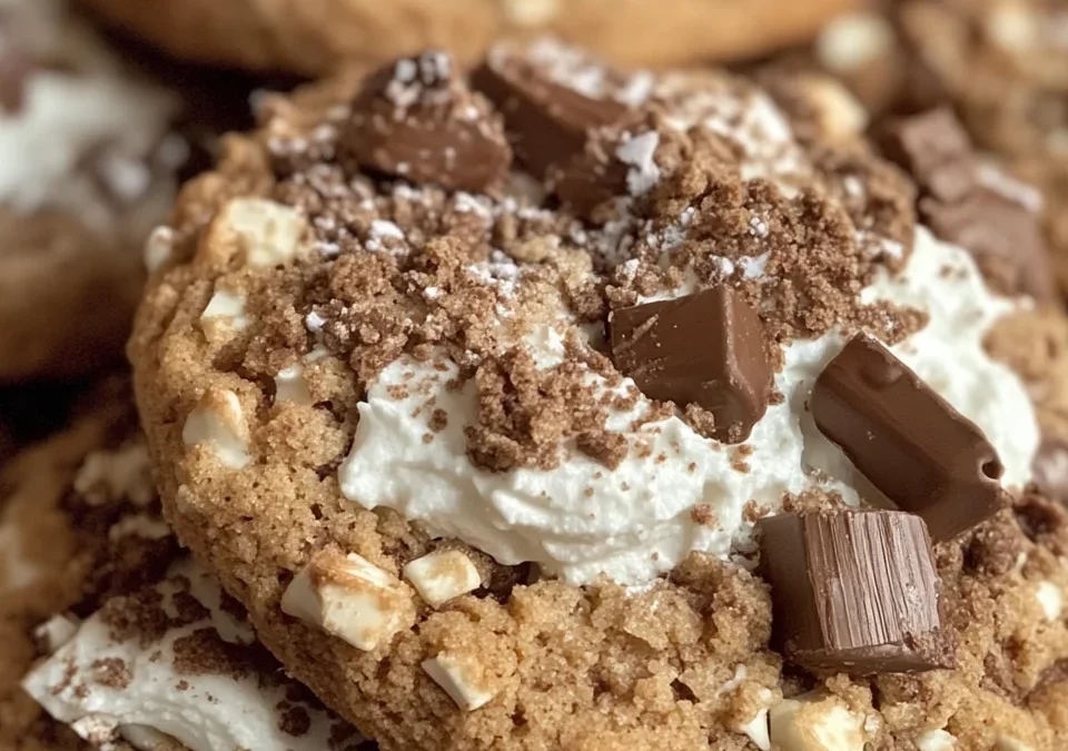 S’Mores Crumbl Cookies