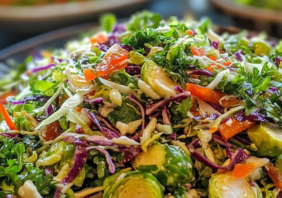 Shaved Brussels Sprouts Salad