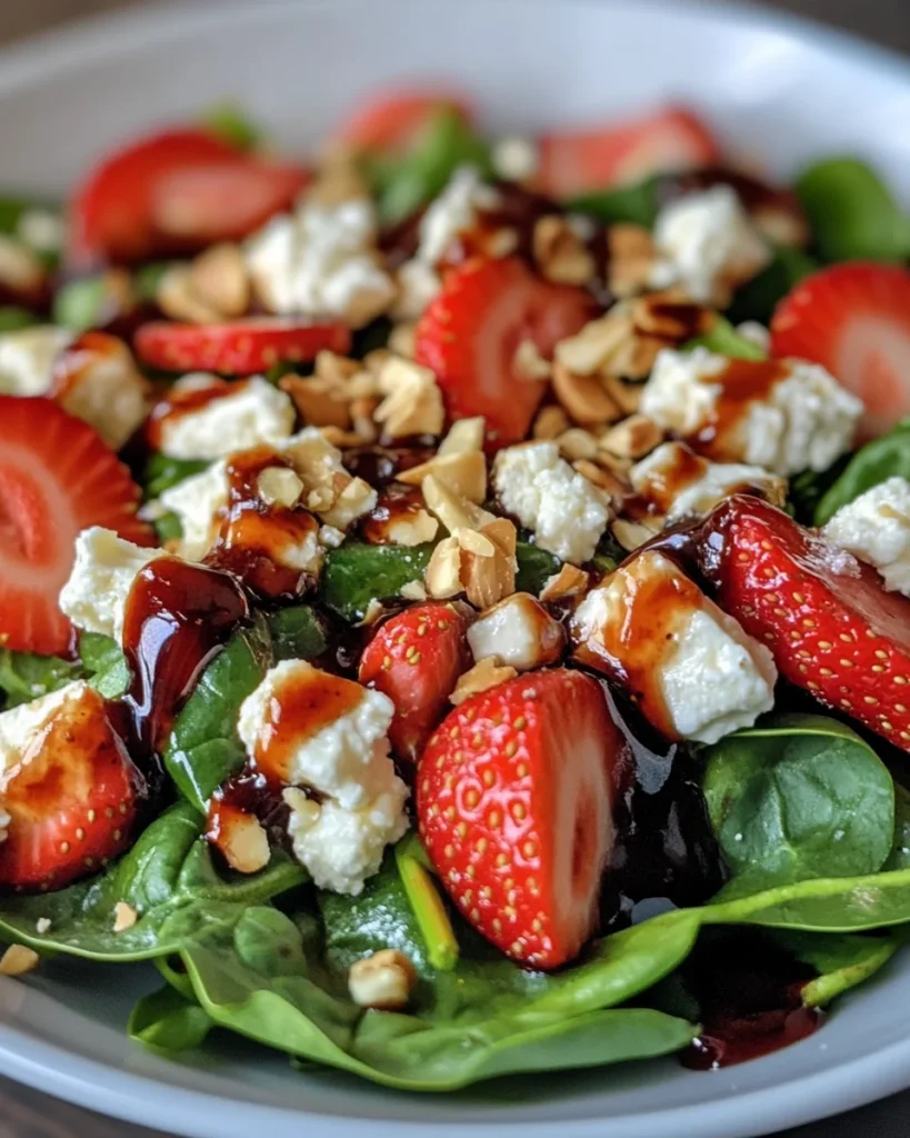 Spinach & Strawberry Salad