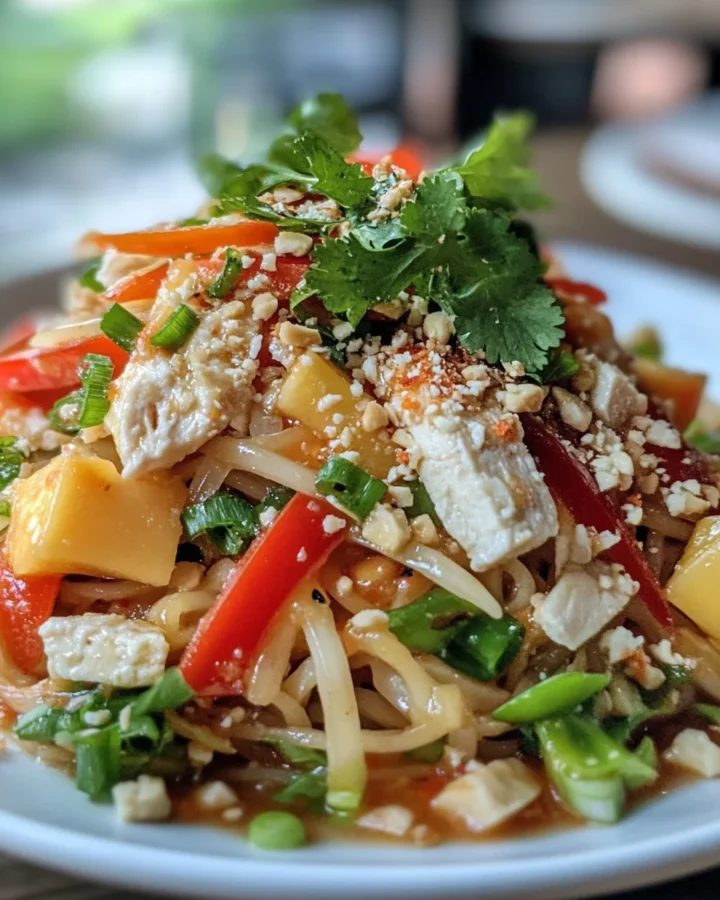 Thai Mango Noodle Salad 