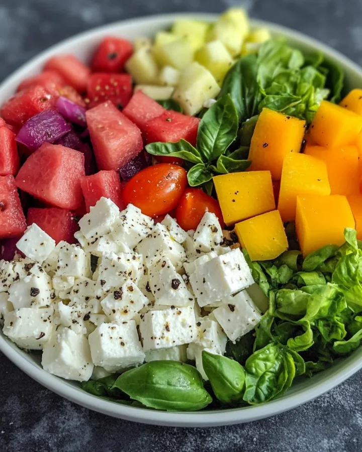 Watermelon and Feta Summer Salad
