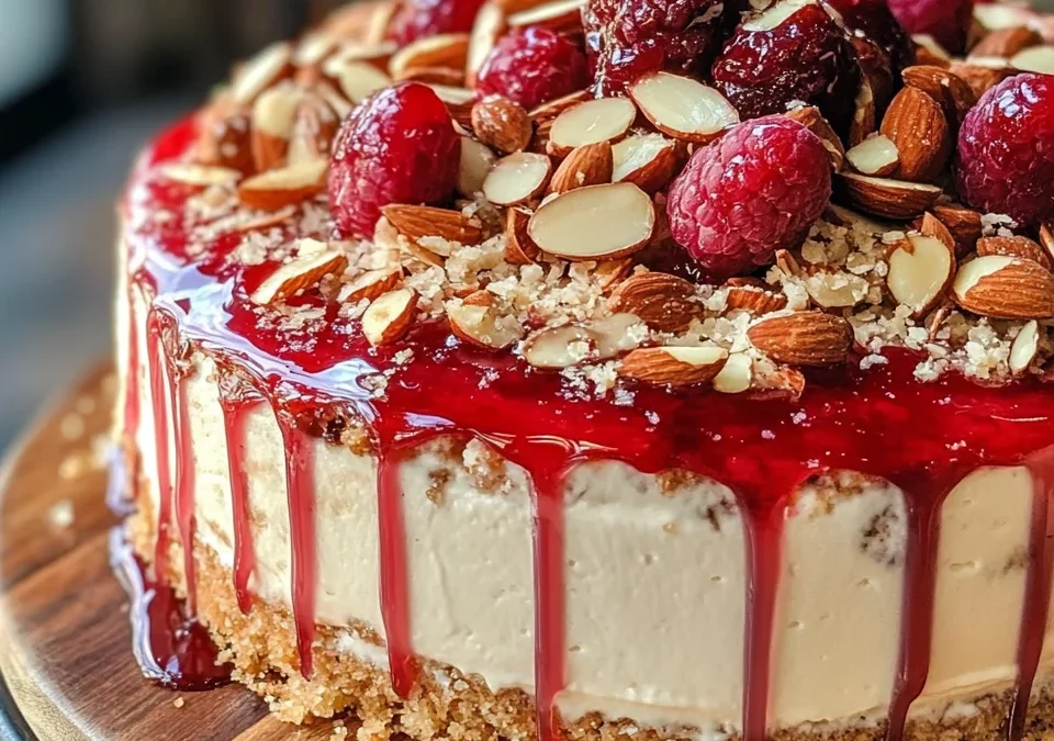 Almond Rhubarb Cake Delight