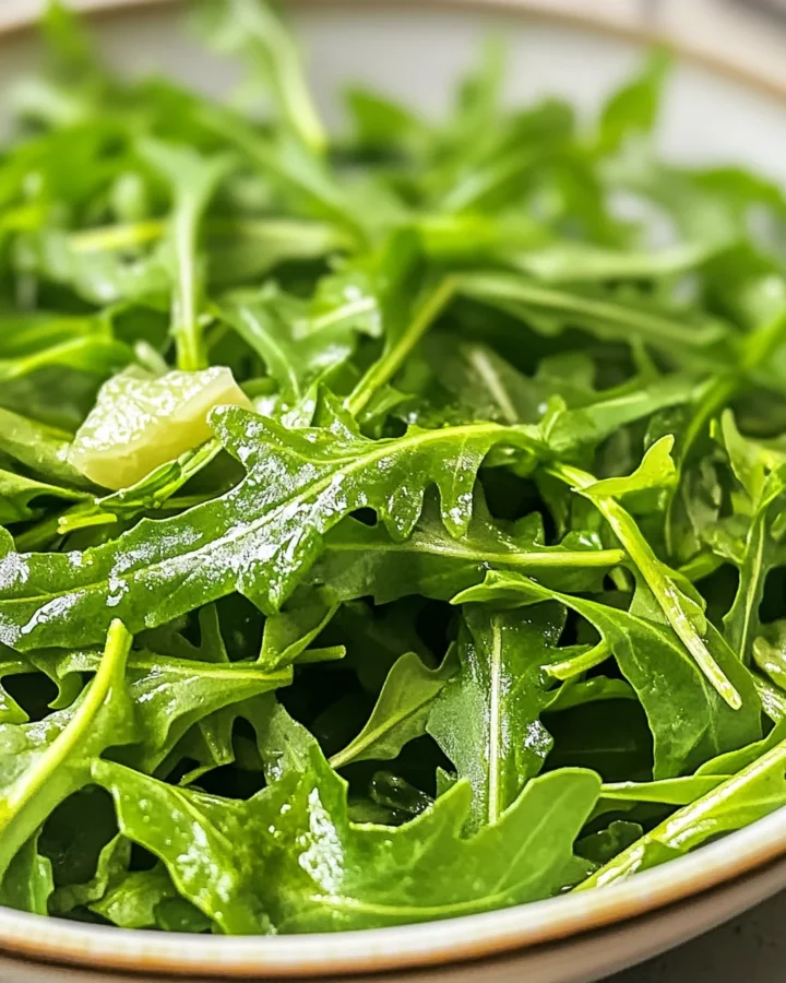 Arugula Salad with Lemon Vinaigrette