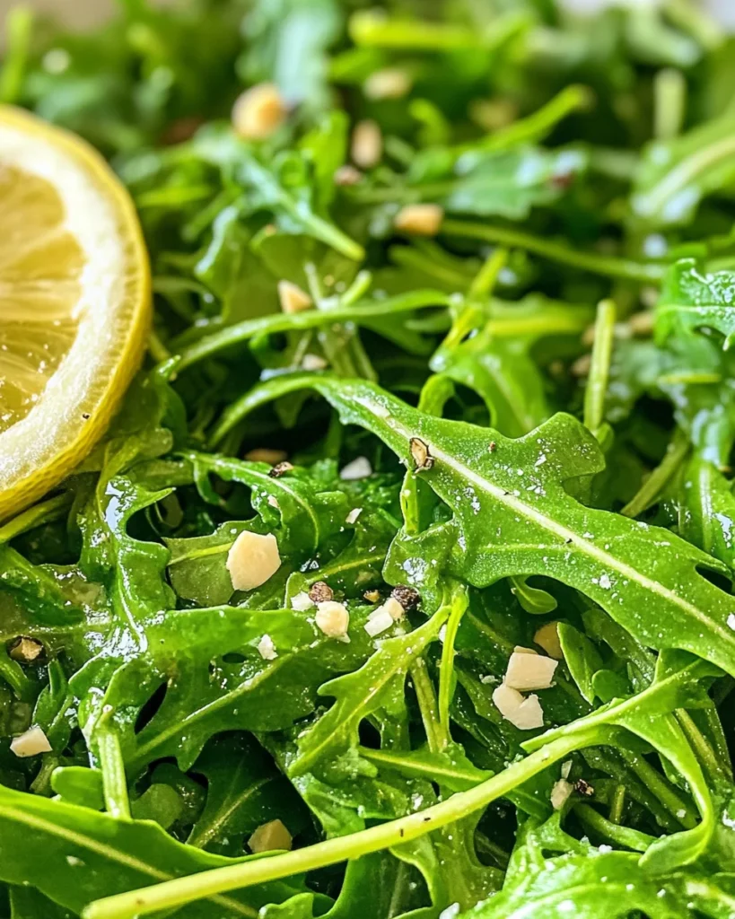 Arugula Salad with Lemon Vinaigrette
