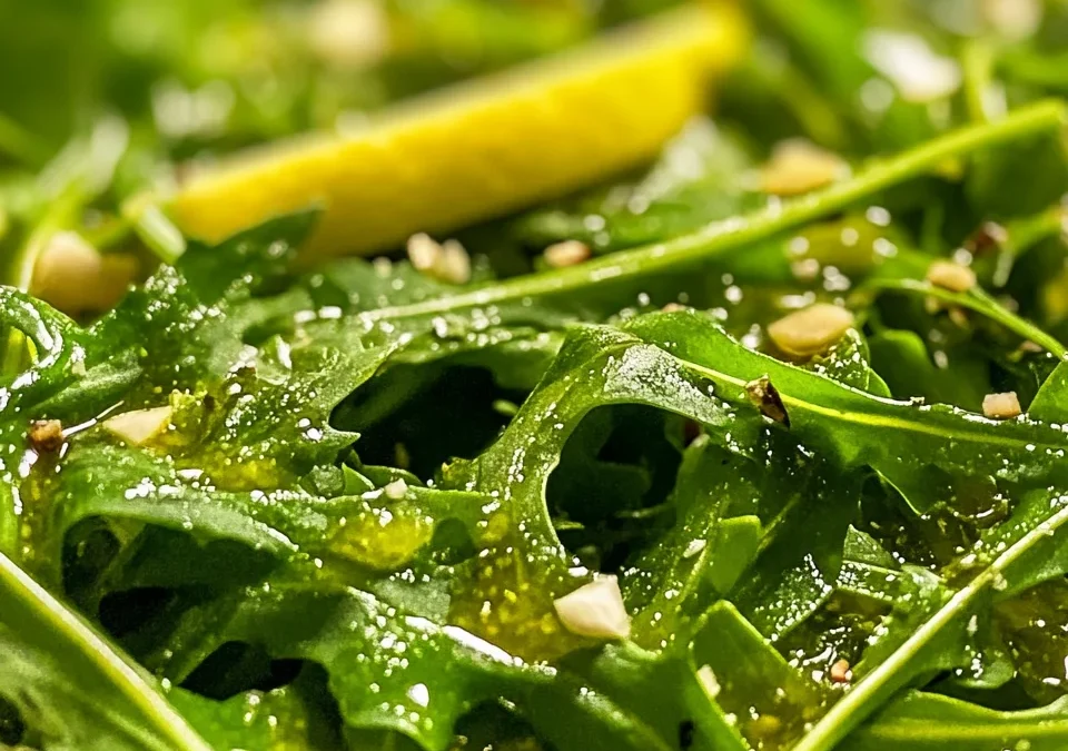Arugula Salad with Lemon Vinaigrette