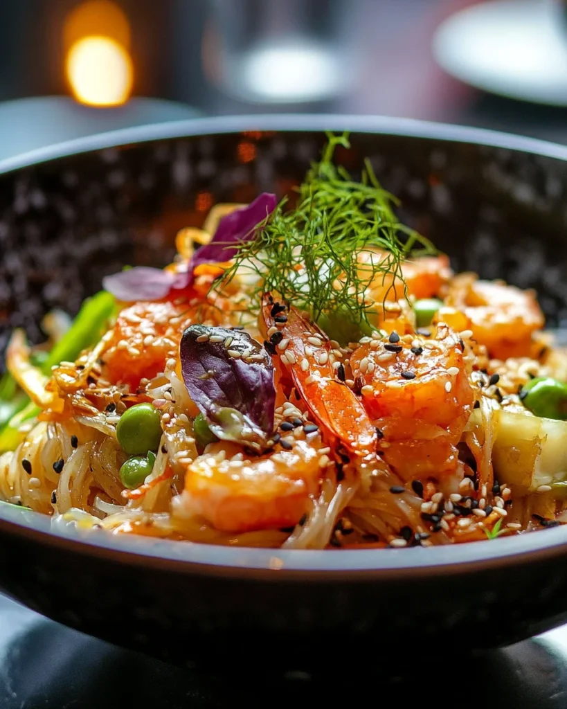 Asian Noodle Salad with Sesame-Ginger Sauce