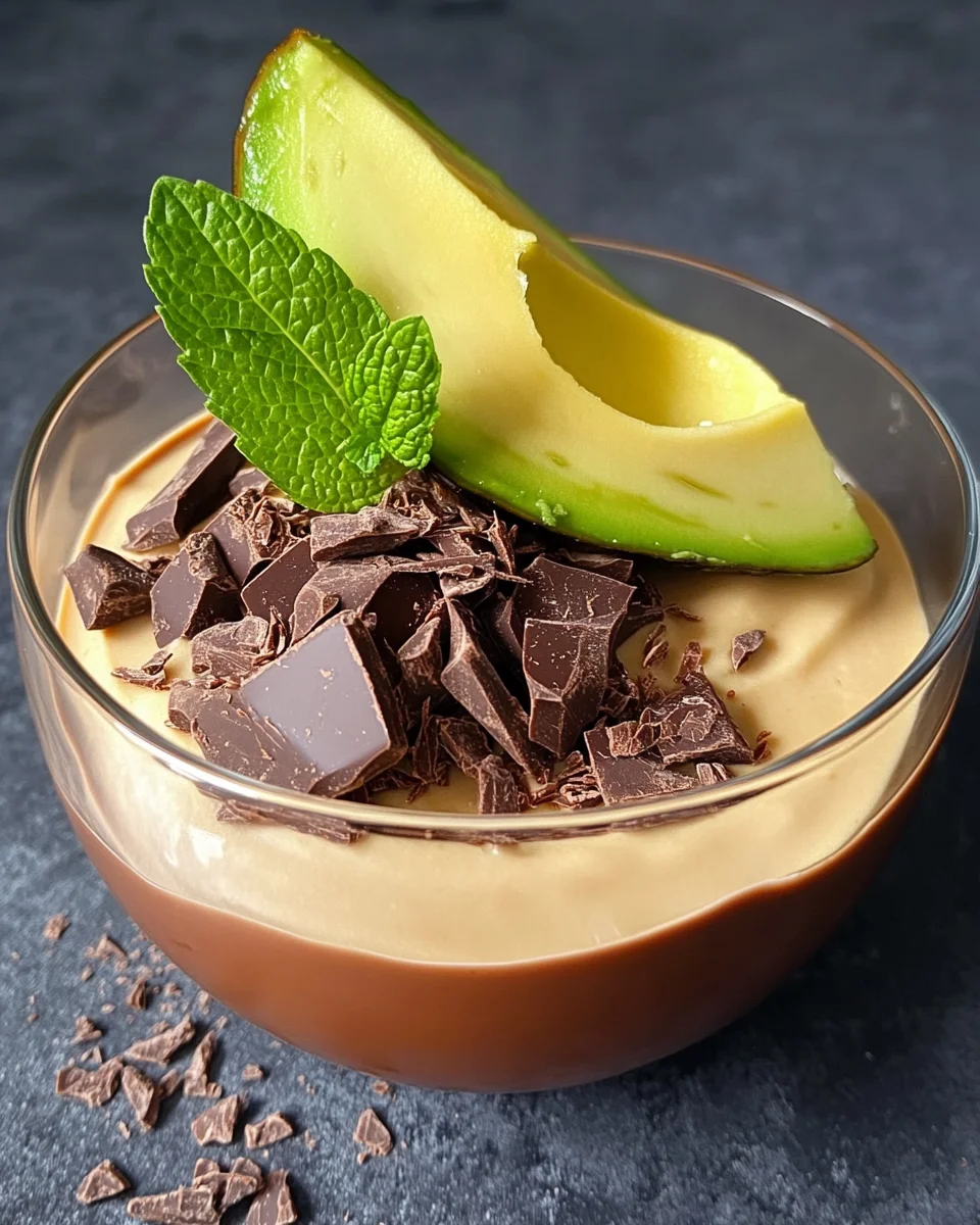 Avocado Chocolate Mousse
