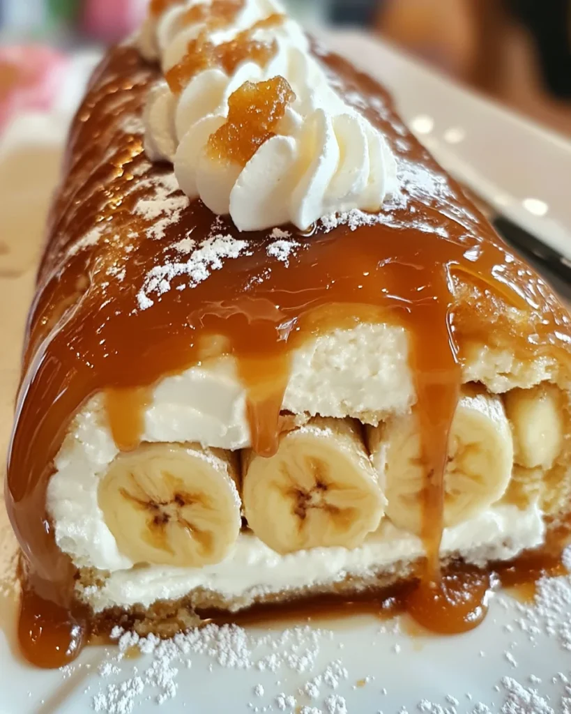 BANANA CARAMEL ROULADE