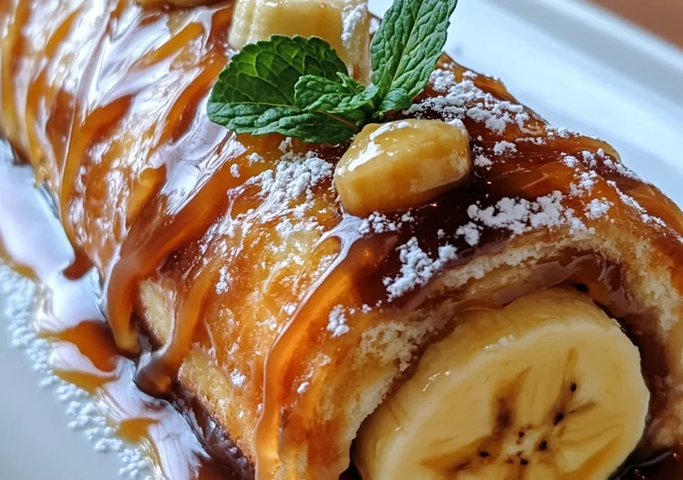 BANANA CARAMEL ROULADE