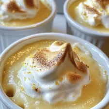 Baked Lemon Meringue Sago Puddings Recipe