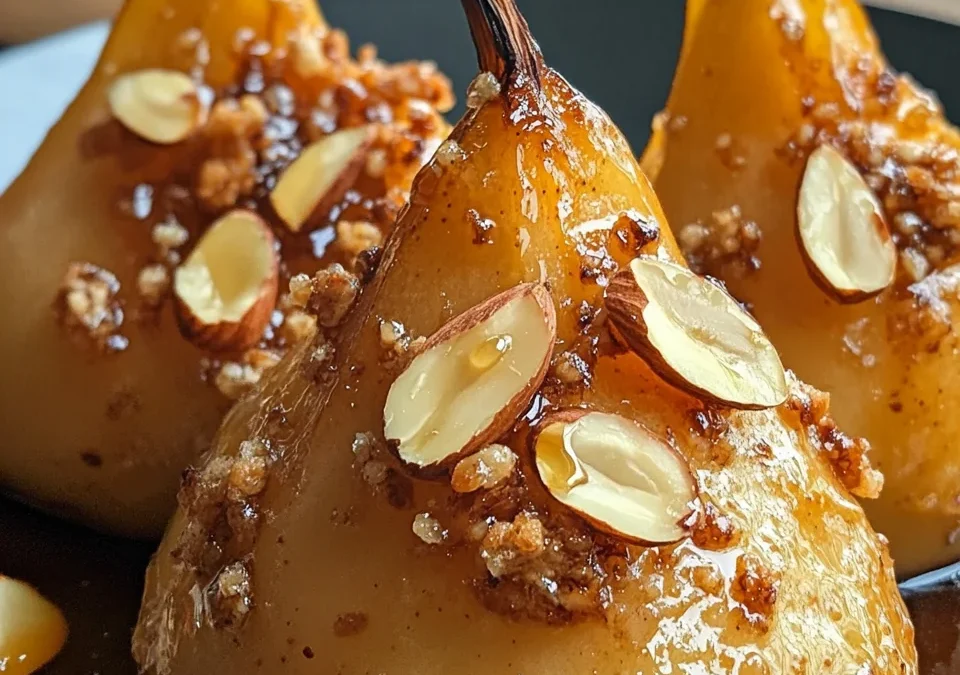 Baked Pears with Honey and Almonds