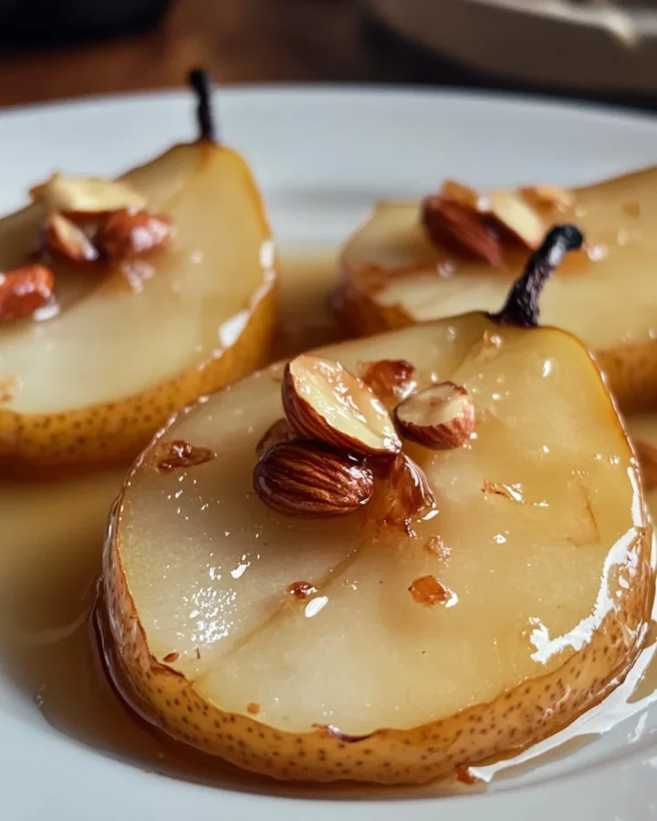 Baked Pears with Honey and Almonds