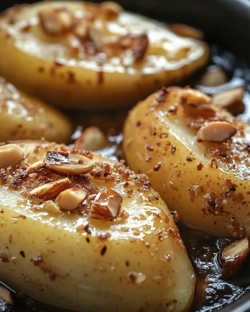 Baked Pears with Honey and Almonds