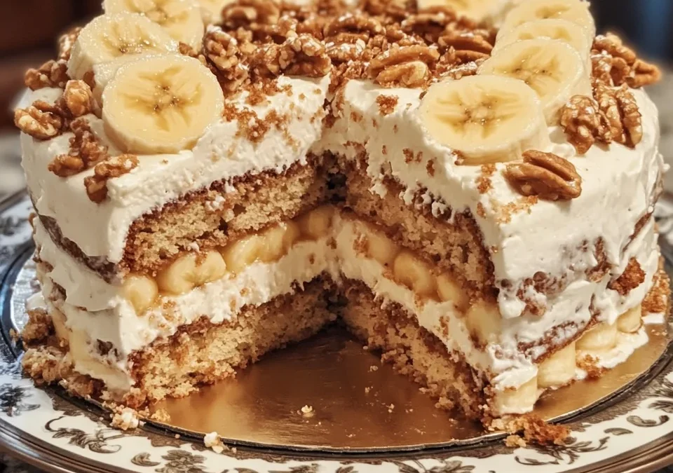 Banana Pudding Hummingbird Cake