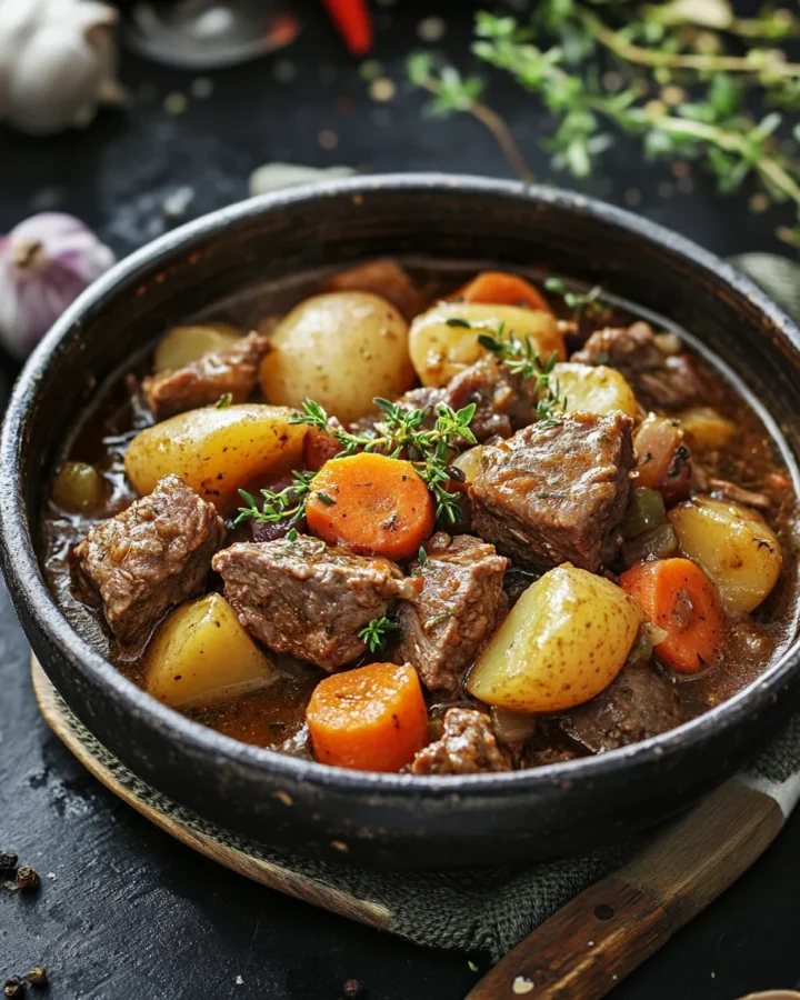 Beef Stew Recipe with Carrots & Potatoes